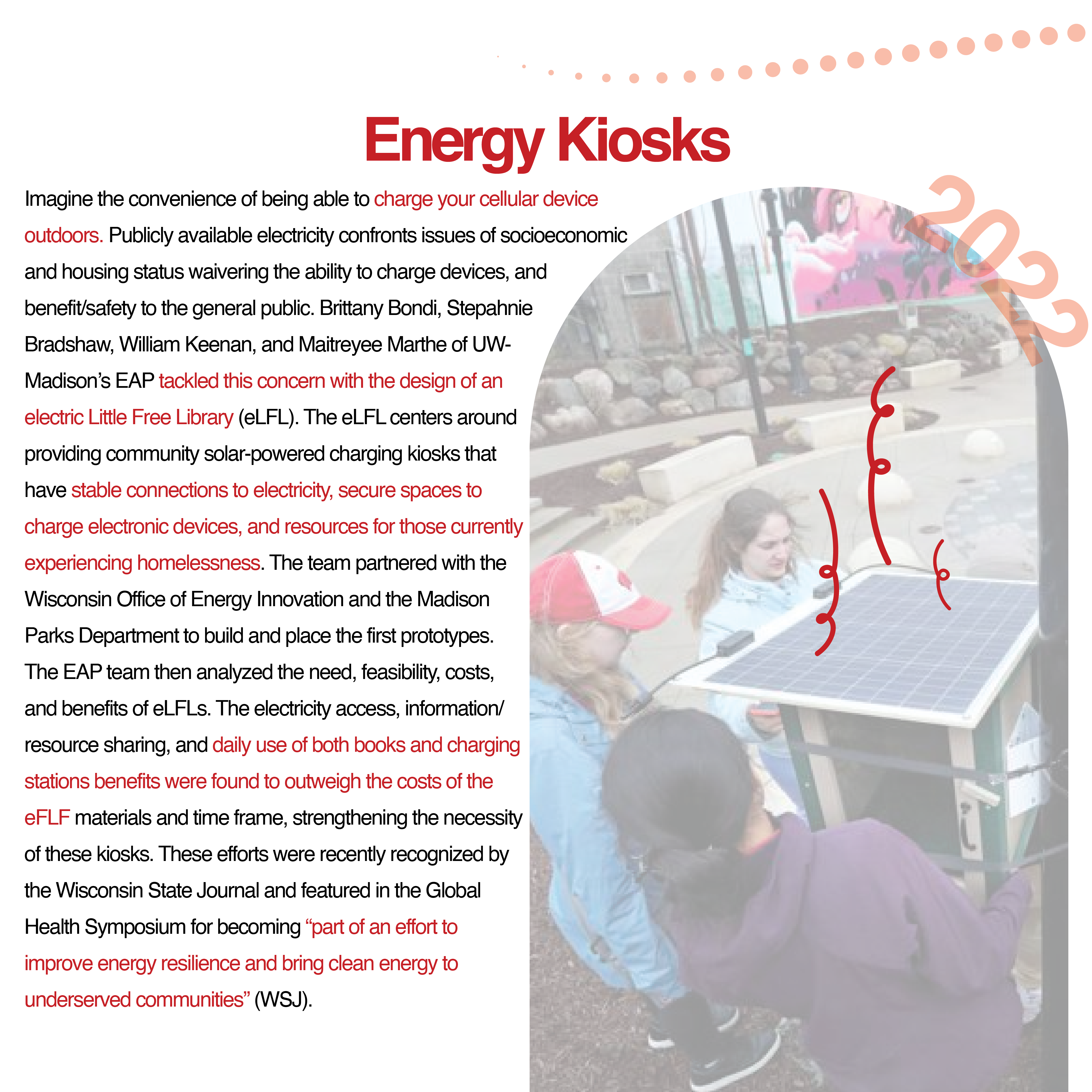 An electric Little Free Library