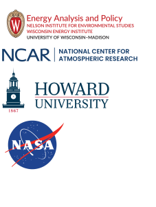 Logos of sponsors EAP, NCAR, Howard University, and NASA